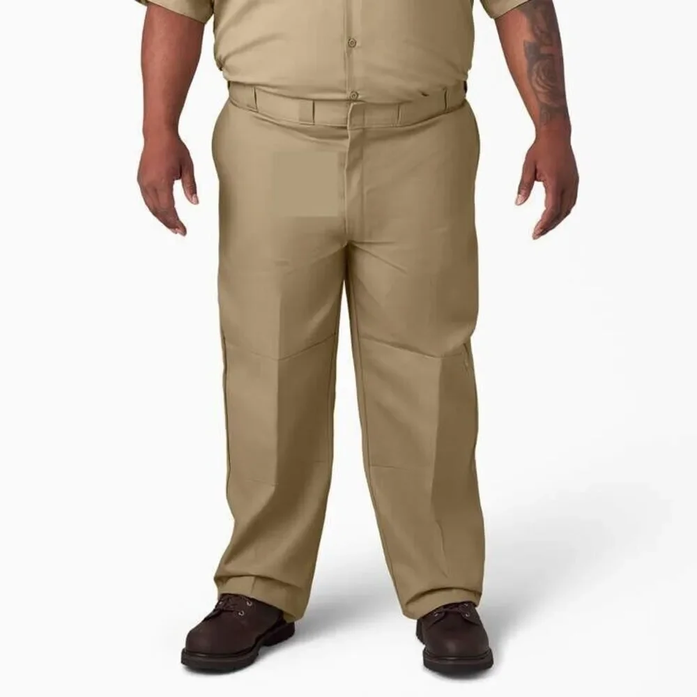 NWT Dickies Double Knee Work Pants‎ Loose Fit Mens Big & Tall Size 48x32 Khaki